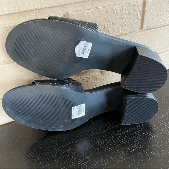 Lane Bryant Dream Cloud Braided Slide Heel Shoes Sandals Worn Once 10 W - Picture 6 of 7